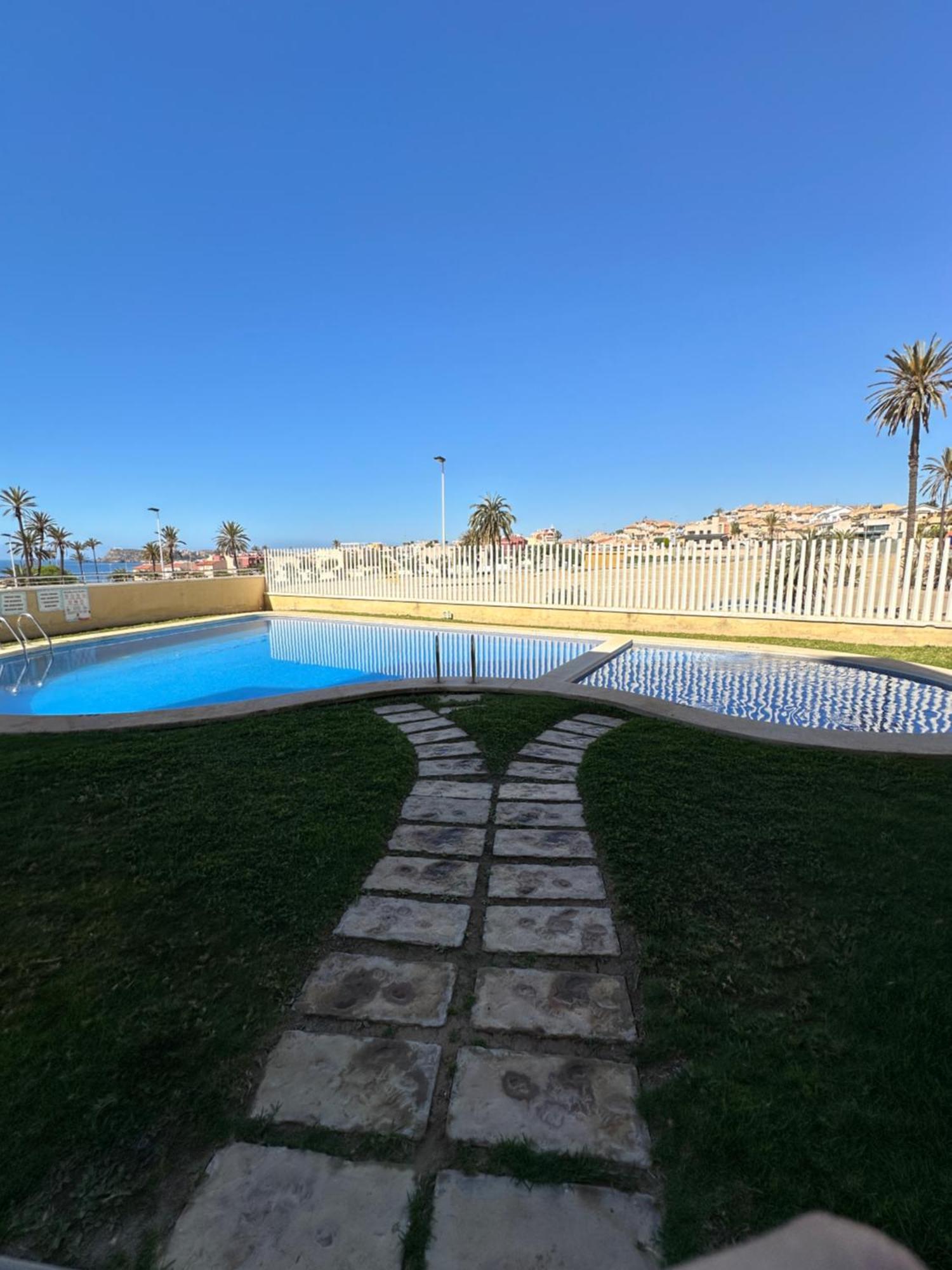 Moderno Apartamento Con Vistas Al Mar El Alamillo Bagian luar foto