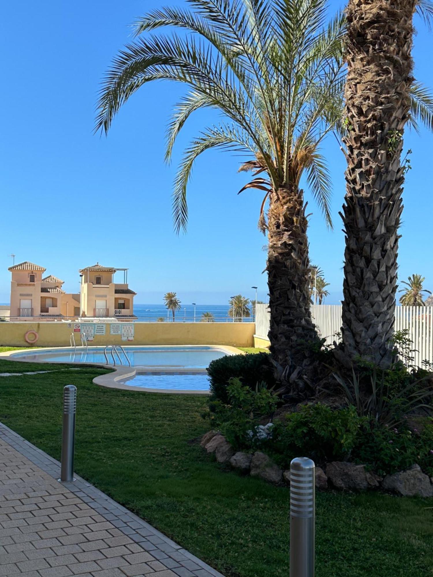 Moderno Apartamento Con Vistas Al Mar El Alamillo Bagian luar foto